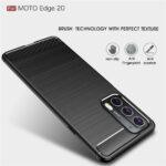 Coque Techsuit Carbon Silicone pour Motorola Edge 20 - Black – Image 5