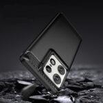 Coque Techsuit Carbon Silicone pour Motorola Edge 50 Ultra - Black – Image 3