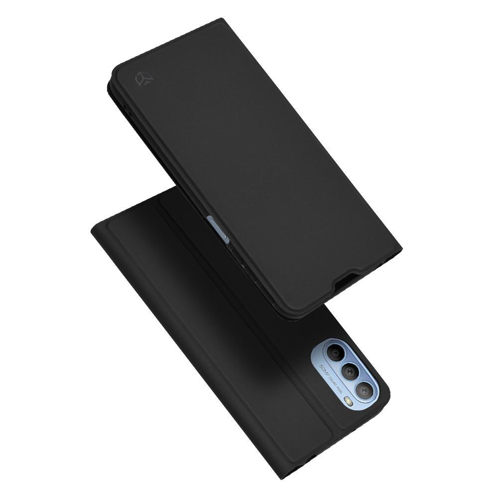 1344049 Étui portefeuille Techsuit Magskin Book pour Motorola Moto G31 / Moto G41 - Black – Image 1