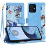 Étui portefeuille Techsuit FlipCraft pour Motorola Moto G14 - Vibrant Blue