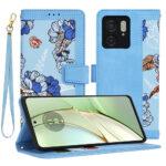 Étui portefeuille Techsuit FlipCraft pour Motorola Edge 40 / Edge (2023) - Vibrant Blue