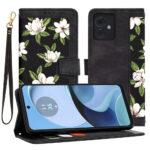 Étui portefeuille Techsuit FlipCraft pour Motorola Moto G14 - Flowers of the Dawn