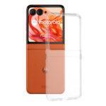 Coque Techsuit Clear Silicone pour Motorola Razr 50 / Razr 60 - Transparent