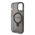 Coque Guess Ring Stand Script Glitter MagSafe pour iPhone 15 - Black – Image 6