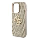 Coque Guess Leather Perforated 4G pour iPhone 15 Pro - Gold – Image 4
