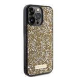 Coque Guess Rhinestone Metal Logo pour iPhone 15 Pro Max - Yellow – Image 3