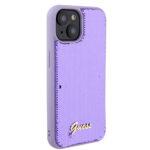 Coque Guess Sequin Script Metal pour iPhone 15 - Purple – Image 3