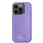 Coque Guess Sequin Script Metal pour iPhone 15 Pro Max - Purple – Image 2