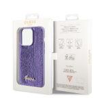 Coque Guess Sequin Script Metal pour iPhone 15 Pro Max - Purple – Image 6