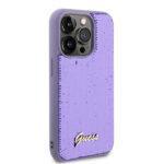 Coque Guess Sequin Script Metal pour iPhone 15 Pro - Purple – Image 3