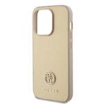 Coque Guess Strass Metal Logo pour iPhone 15 Pro - Gold – Image 4