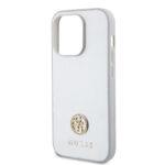 Coque Guess Strass Metal Logo pour iPhone 15 Pro - Silver – Image 4