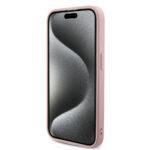 Coque Guess Saffiano Iridescent Script pour iPhone 15 Pro Max - Pink – Image 2