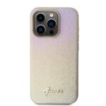 Coque Guess Saffiano Iridescent Script pour iPhone 15 Pro - Gold – Image 3
