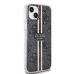 Coque Guess Hardcase IML 4G Gold Stripe pour iPhone 15 Plus - Black – Image 4
