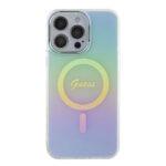 Coque Guess IML Iridescent MagSafe pour iPhone 15 Pro Max - Turquoise – Image 5