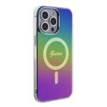 Coque Guess IML Iridescent MagSafe pour iPhone 15 Pro - Rainbow – Image 4