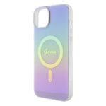 Coque Guess IML Iridescent MagSafe pour iPhone 15 - Purple – Image 3