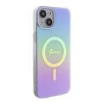 Coque Guess IML Iridescent MagSafe pour iPhone 15 - Purple – Image 6