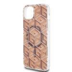 Coque Guess IML GCube MagSafe pour iPhone 15 Plus - Brown – Image 5