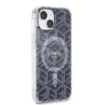 Coque Guess IML GCube MagSafe pour iPhone 15 Plus - Black – Image 4