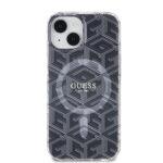 Coque Guess IML GCube MagSafe pour iPhone 15 - Black – Image 3