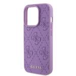 Coque Guess Leather 4G Stamped pour iPhone 15 Pro Max - Light Purple – Image 5
