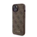 Coque + batterie externe Guess Hardcase Powerbank MagSafe 5000 mAh pour iPhone 15 - Brown – Image 3