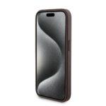 Coque + batterie externe Guess Hardcase Powerbank MagSafe 5000 mAh pour iPhone 15 Pro - Brown – Image 2