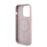 Coque + batterie externe Guess Hardcase Powerbank MagSafe 5000 mAh pour iPhone 15 Pro - Pink – Image 5