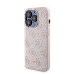 Coque + batterie externe Guess Hardcase Powerbank MagSafe 5000 mAh pour iPhone 15 Pro - Pink – Image 3