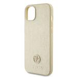 Coque Guess Strass Metal Logo pour iPhone 15 - Gold – Image 6