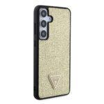 Coque Guess Rhinestone Triangle pour Samsung Galaxy S24 Plus - Gold – Image 4