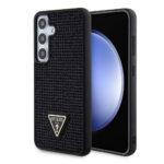 Coque Guess Rhinestone Triangle pour Samsung Galaxy S24 Plus - Black