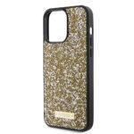 Coque Guess Rhinestone Metal Logo pour iPhone 15 Pro - Yellow – Image 4