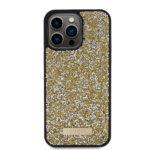 Coque Guess Rhinestone Metal Logo pour iPhone 15 Pro - Yellow – Image 2