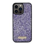 Coque Guess Rhinestone Metal Logo pour iPhone 15 Pro - Purple – Image 2