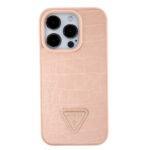 Coque Guess Croco Triangle Metal Logo  pour iPhone 15 Pro Max - Pink – Image 2