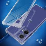 Coque Techsuit Shockproof Clear Silicone pour Motorola Moto G85 - Clear – Image 5