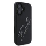 Coque Karl Lagerfeld 3D Design pour iPhone 16 - Rubber Signature – Image 3