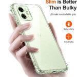 Coque Techsuit Shockproof Clear Silicone pour Motorola Moto G55 - Clear – Image 4