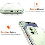 Coque Techsuit Shockproof Clear Silicone pour Motorola Moto G55 - Clear – Image 5