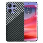 Coque Techsuit Carbonite FiberShell pour Motorola Edge 50 Pro - Stealth Gray