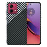 Coque Techsuit Carbonite FiberShell pour Motorola Moto G84 - Stealth Gray