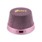 Enceinte Guess magnétique en métal, fonction support, TWS, USB-C, Bluetooth V5.3, 700 mAh, 3 W - Rose – Image 2