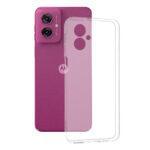 Coque Techsuit Clear Silicone pour Motorola Moto G55 - Transparent
