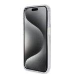 Coque Guess Ring Stand Script Glitter MagSafe pour iPhone 15 Pro - Clear – Image 2