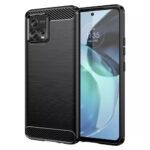 Coque Techsuit Carbon Silicone pour Motorola Moto G72 - Black