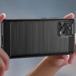 Coque Techsuit Carbon Silicone pour Motorola Moto G72 - Black – Image 3