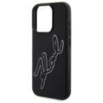 Coque Karl Lagerfeld 3D Design pour iPhone 15 Pro Max - Rubber Signature – Image 2